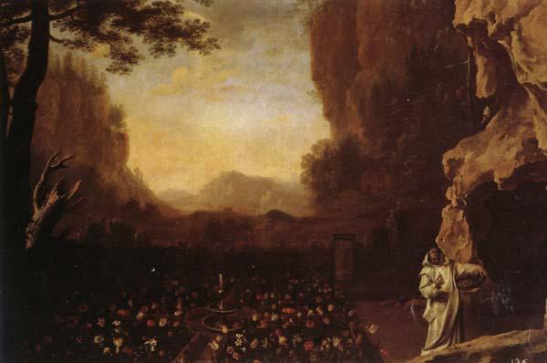 SWANEVELT, Herman van Landscape with St.Bruno oil painting image